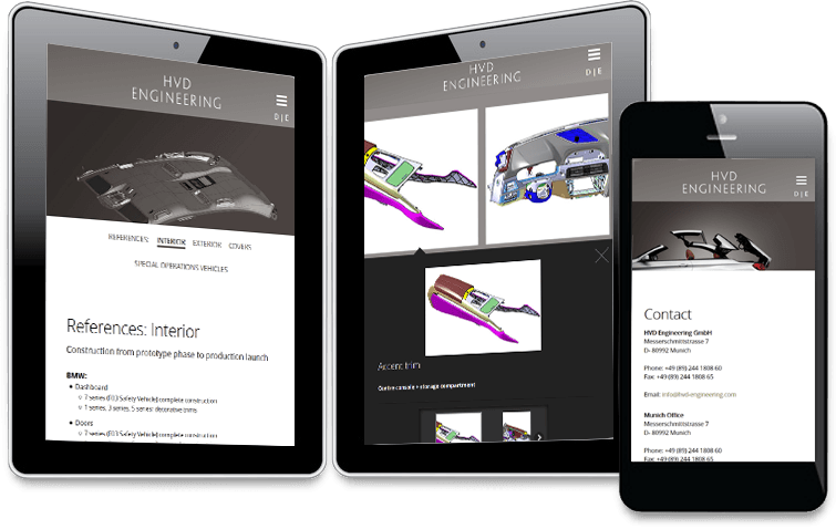 Schneller und responsiver Webauftritt Schneller und responsiver Webauftritt