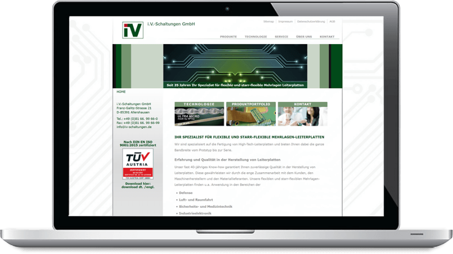 Firmen-Website für Leiterplatten Firmen-Website für Leiterplatten