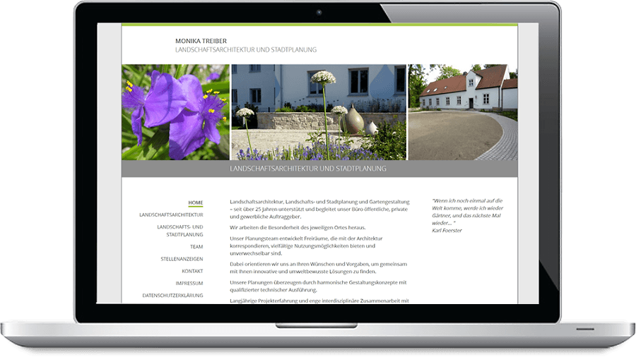 Homepage Landschafts-Architektur Homepage Landschafts-Architektur