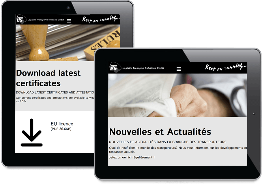 Downloads und Blog in drei Sprachen Downloads und Blog in drei Sprachen