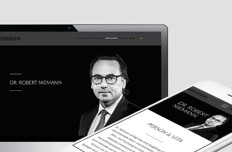 Niemann International, Wordpress goes Sports Business - Design-to-Web • Wordpress