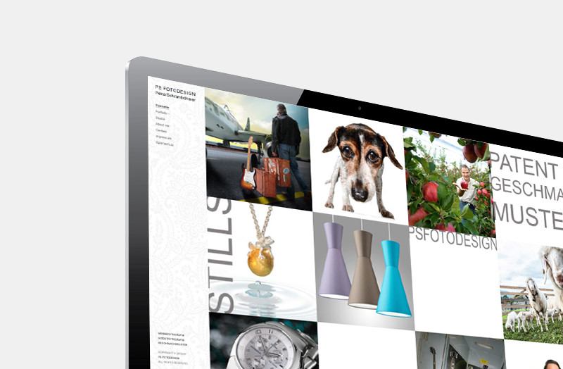 PS Fotodesign, Elegantes Wordpress Portfolio - Design-to-Web • Wordpress