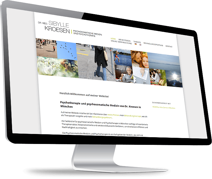 Wordpress Website für Psychotherapeutin