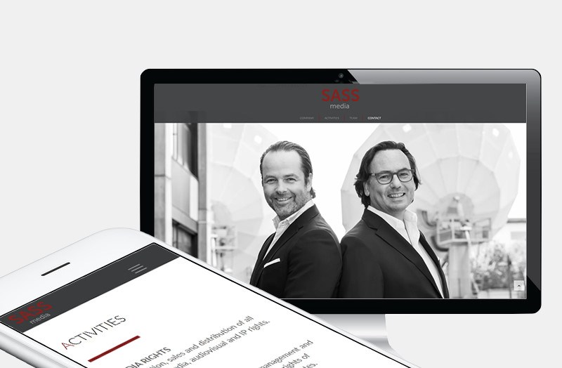 SASS media, Sportliche Firmen-Homepage - Design-to-Web • Wordpress