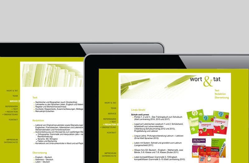 Wort & Tat, Auf Dauer erfolgreich - Design-to-Web • Programmierung