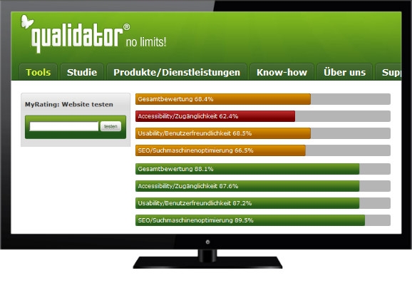 Qualitätsprüfung-Tool für Websites