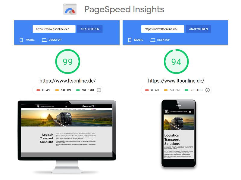 Googles Onlinetool "PageSpeed Insights" ermittelt schnell und einfach die Ladezeit Ihrer Website